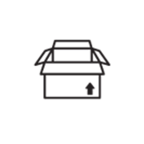 Illustration - Box die nach oben hin geöffnet ist