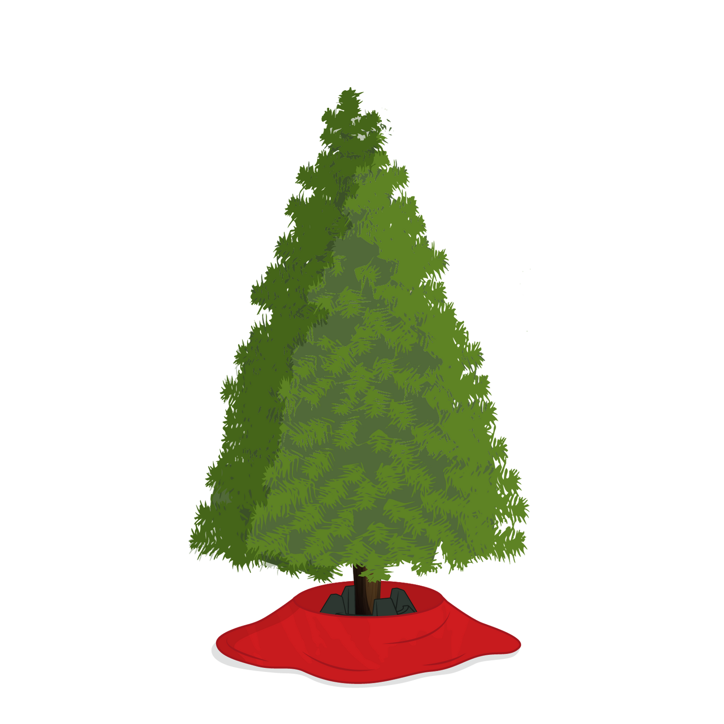Kerstboomdeken & transporthoes | Alles in een