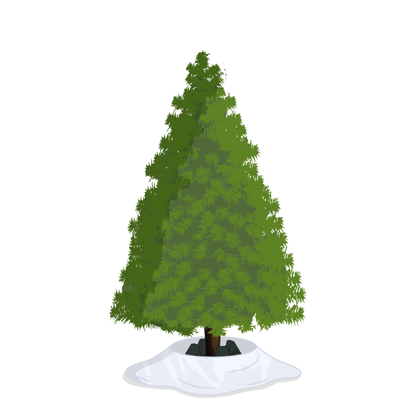 Kerstboomdeken & transporthoes | Alles in een