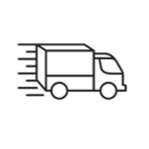 Illustration - LKW der von links nach rechts fährt